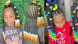 kids Braids With Beads | 2022 Back To School Braids Hairstyles For Kids