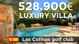 Luxury villa 528.900€ 🌊🌴 Modern villa for sale in the Las Colinas golf club in Acacia Urbanisation