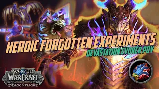 10.1 PTR - Heroic Forgotten Experiments Raid Testing | Evoker DPS | Aberrus, the Shadowed Crucible