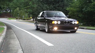 E34 M5 driving and start up