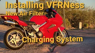 Honda VFR800 - Bringing the bike back to life - Part 2 - VFRness Install + New Air Filter