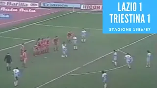 7 dicembre 1986: Lazio Triestina 1 1