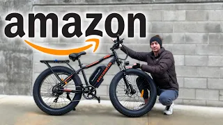 I Survived Amazon's CHEAPEST 750w Fat Tire E-Bike!