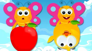 Lucky Ducky An Apple For A Butterfly | Learn Colors, Good Manners + More Rhymes | Cartoon Candy