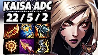Kaisa vs Lucian ADC [ QuadraKill ] Patch 14.10 Korea Grandmaster ✅
