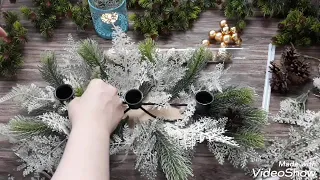 DIY ПОДЕЛКИ-ПЕРЕДЕЛКИ товаров из ФИКС ПРАЙС! /Новогодняя композиция "Зимний лес" своими руками!