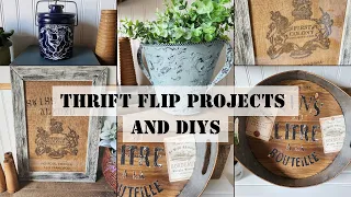 Thrift Flips and DIYs | Vintage and Farmhouse Inspired | Upcycled Home Decor