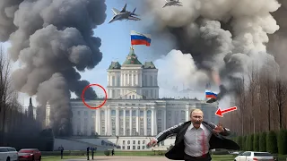 HAPPENED TODAY! GREAT TRAGEDY, PUTIN'S Presidential Palace was destroyed by US troops