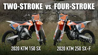 Two-Stroke vs. Four-Stroke: KTM 150 SX vs. KTM 250 SX-F