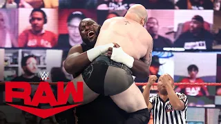 Erik vs. Omos: Raw, July 12, 2021