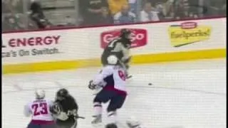 Ovechkin vs. Penguins HITS!!!