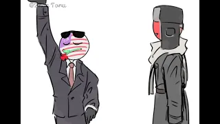 Countryhumans meme|SovAme/Soviet x America| ft. Soviet Union, USSR, USA, America