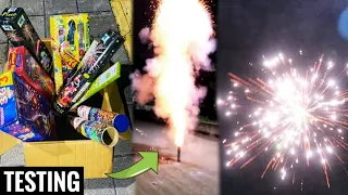 Diwali Fireworks Stash Testing Part-3 • New & Unique Diwali Cracker Stash Testing 2022 | Diwali 2022