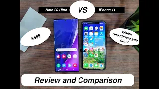 iPhone 11 vs Note 20 Ultra | Comparison and Review