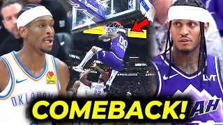 COMEBACK! Iyak si SGA lumambitin pa si Clarkson, mapapa-salonpas si Chet Holmgren!