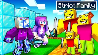 WEIRD STRICT FAMILY vs Most Secure House in Minecraft!