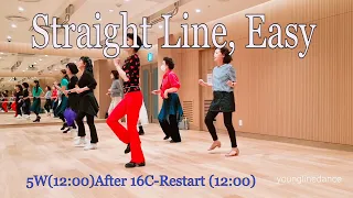 Straight Line, Easy linedance / Cho: Runa