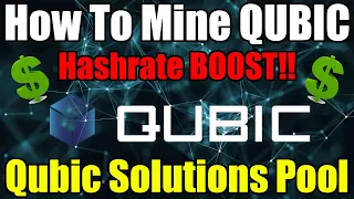 How To Mine QUBIC - Qubic Solutions Pool (Hash Boost)