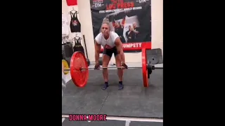 Donna Moore x3 worlds strongest woman. Englands Qualifier ( full video)