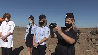 Под Волжским сотрудники полиции сожгли более 8 кг конопли и марихуаны