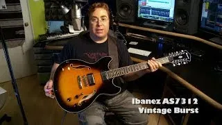 Ibanez Artcore AS7312 Semi-Hollow Electric Guitar Demo