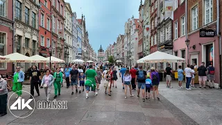 Gdańsk, Poland 4K - spacer po jednym z najpiękniejszych polskich miast, City Walk