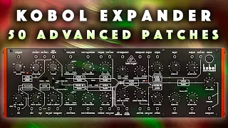 Behringer Kobol Expander Modular Patches Sound Demo. No Talk