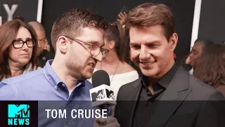 Tom Cruise Talks 'Top Gun' Remake at 'The Mummy' Premiere | MTV News