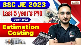 SSC JE 2023 | ESTIMATION COSTING | SSC JE PREVIOUS YEAR QUESTION PAPER CIVIL | Avnish sir