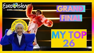 Grand Final - Eurovision 2024 | My top 25 (+🇳🇱)