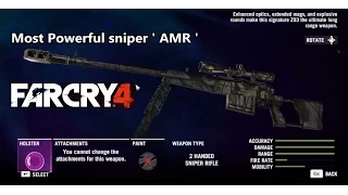 Most Powerful Sniper in FarCry 4 ' AMR '