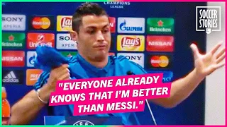 11 Times Cristiano Ronaldo Attacked Leo Messi