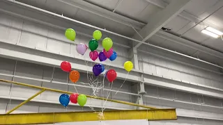 MTC Clarkston Online Auction House Grand Opening Warehouse Helium Balloon Release
