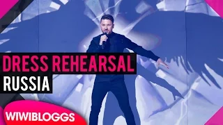 Russia: Sergey Lazarev “You Are The Only One” semi-final 1 dress rehearsal @ Eurovision 2016