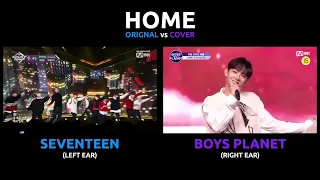 [HOME]  BOYS PLANET (Cover) vs SEVENTEEN (Original) | Side By Side Comparison |