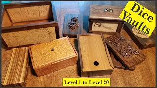 Building Dice Vaults - Level 1 to Level 20