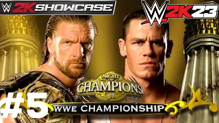 Full Match: Triple H vs John Cena-Night of Champions 2008- WWE 2K23 Showcase Part 5