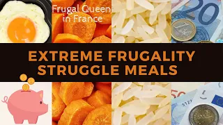 Extreme Frugality - A week of struggle meals