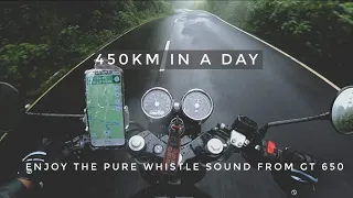 Continental GT 650 on Hilly Roads : Fog, Rain, Off-Road ; Raw Audio