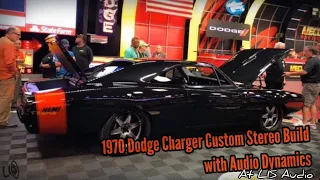 1970 Dodge Charger Custom Stereo Build with Audio Dynamics at LIS Audio