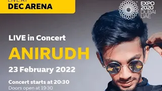 Expo 2020 Dubai | Anirudh Ravichander Live concert