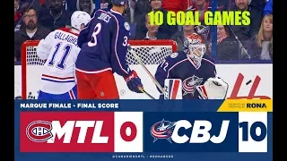 NHL 10 Goal Games