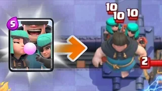 YENİ KART " SERSERİLER " OYNANIŞ VİDEOSU - Clash Royale