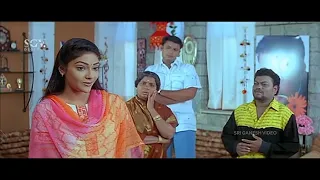 Darshan Impressed by Abhirami's Mind Blowing Idea | Sadhu Kokila | Best Scene From Kannada Movies