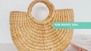 BASKET BAG - Basket Bag - water hyacinth bag - seagrass bags - bag seagrass - straw bag by THAIHOME