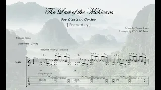 The Last of the Mohicans(라스트 모히칸)/Trevor Jones/Classical guitar/tab/Sheet Music