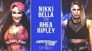 WWE 2K20 NIKKI BELLA VS RHEA RIPLEY INSANE MATCH