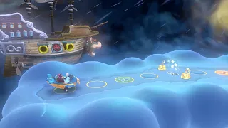 Mario Party 10 Mario Party #707 Rosalina vs Mario vs Spike vs DK Airship Central Master Difficulty