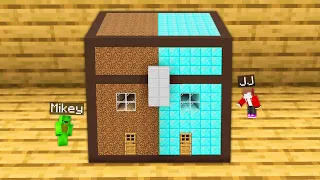 Mikey POOR vs JJ RICH CHEST HOUSE UPGRADE Battle in Minecraft (Maizen)