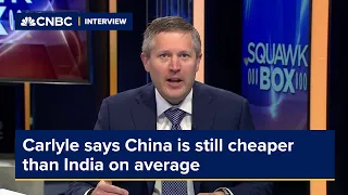 Carlyle says China is still cheaper than India on average